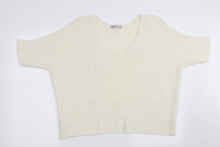 LV Clothing Womens Ivory Pullover Jumper