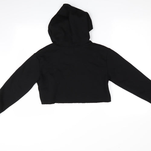 candy courture Girls Black   Pullover Hoodie Size 13 Years  - Cropped
