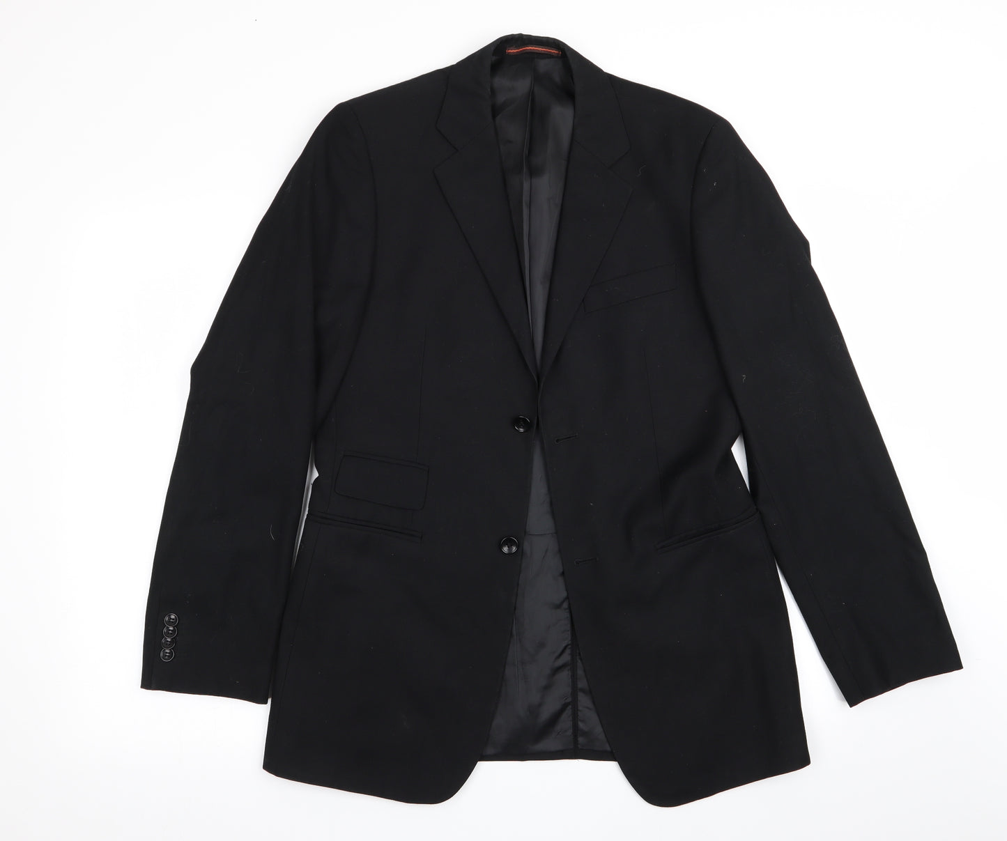 Topman London Mens Black   Jacket Blazer Size 36  - Single Vented