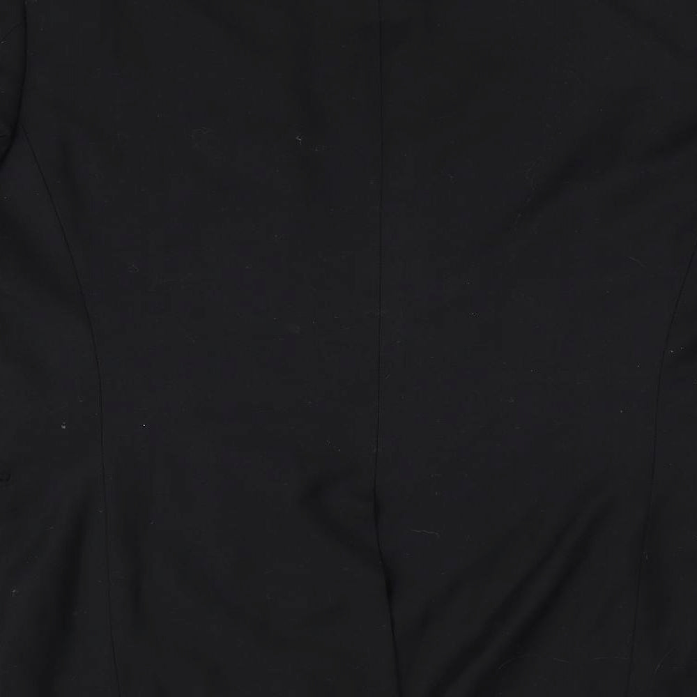 Topman London Mens Black   Jacket Blazer Size 36  - Single Vented