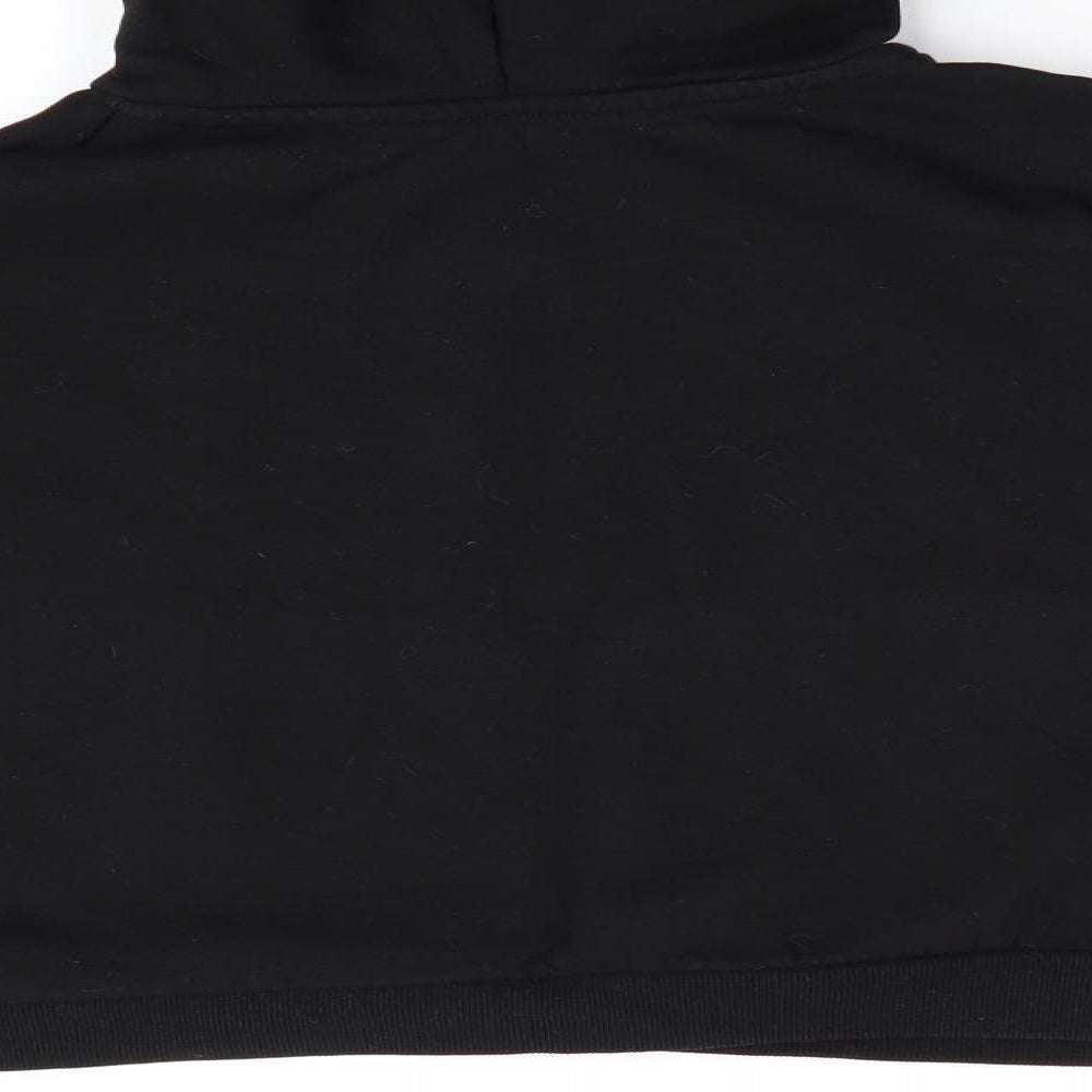 H&M Girls Black   Pullover Hoodie Size 14 Years  - Brooklyn