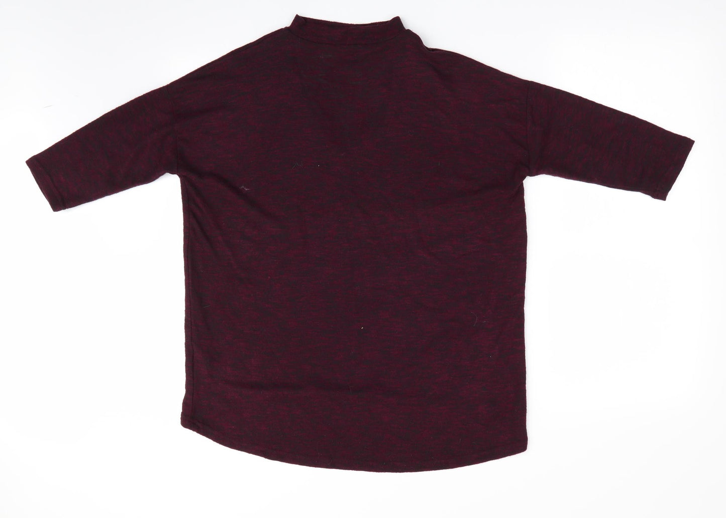 New Look Womens Purple   Pullover Jumper Size S  - Keyhole neck