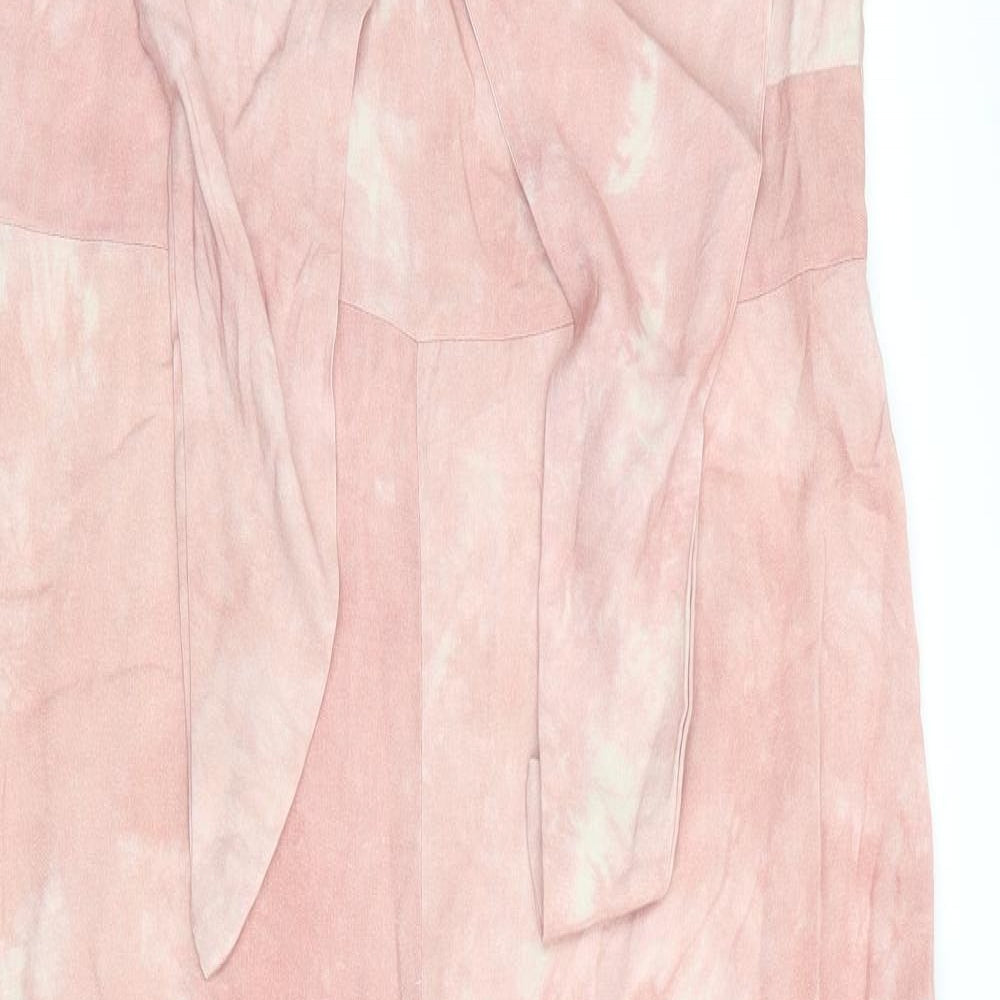 Primark Womens Pink   Playsuit One-Piece Size 14 L22 in - Wide Legged - Cropped