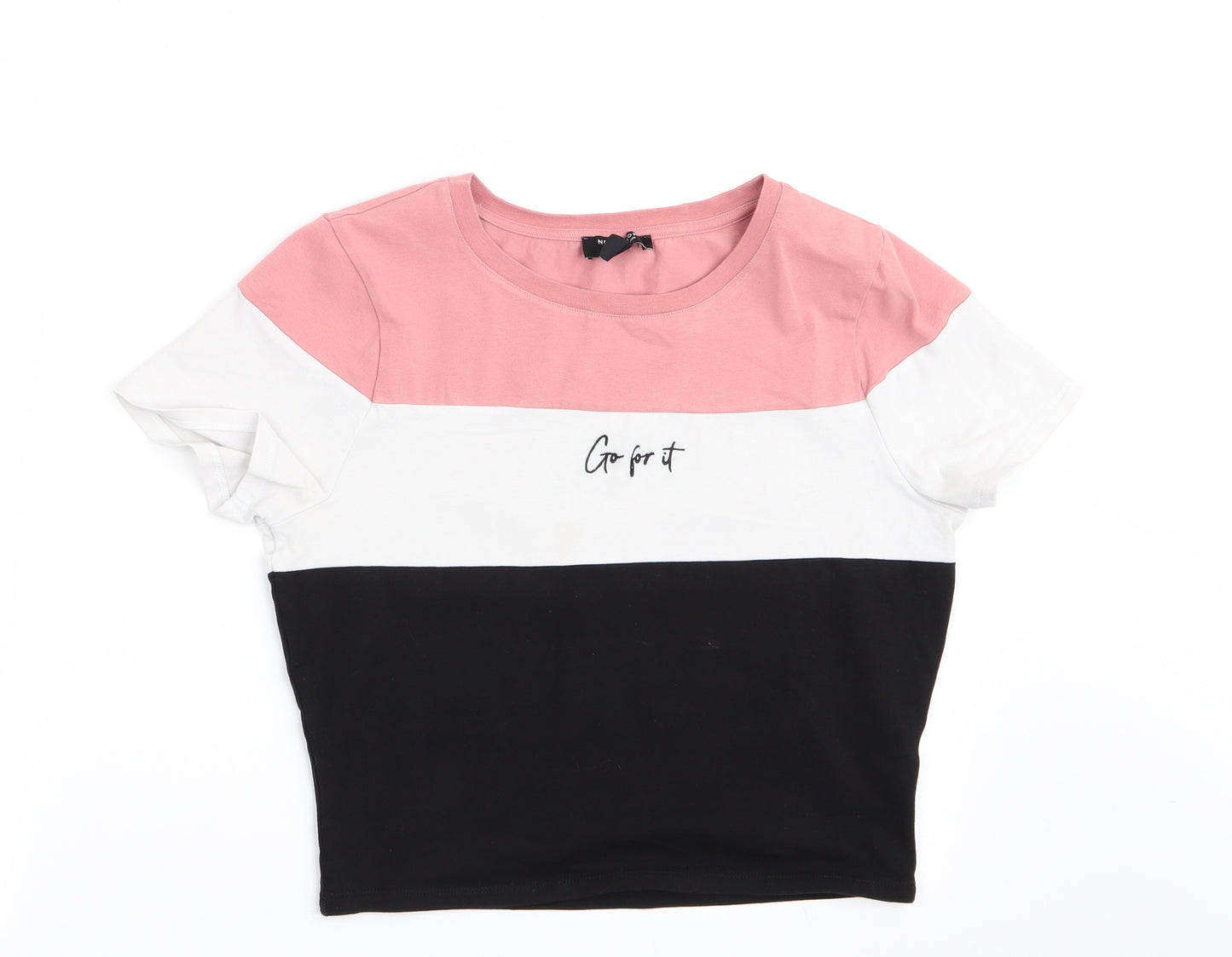 New Look Girls Multicoloured   Basic T-Shirt Size 14-15 Years  - Go For It