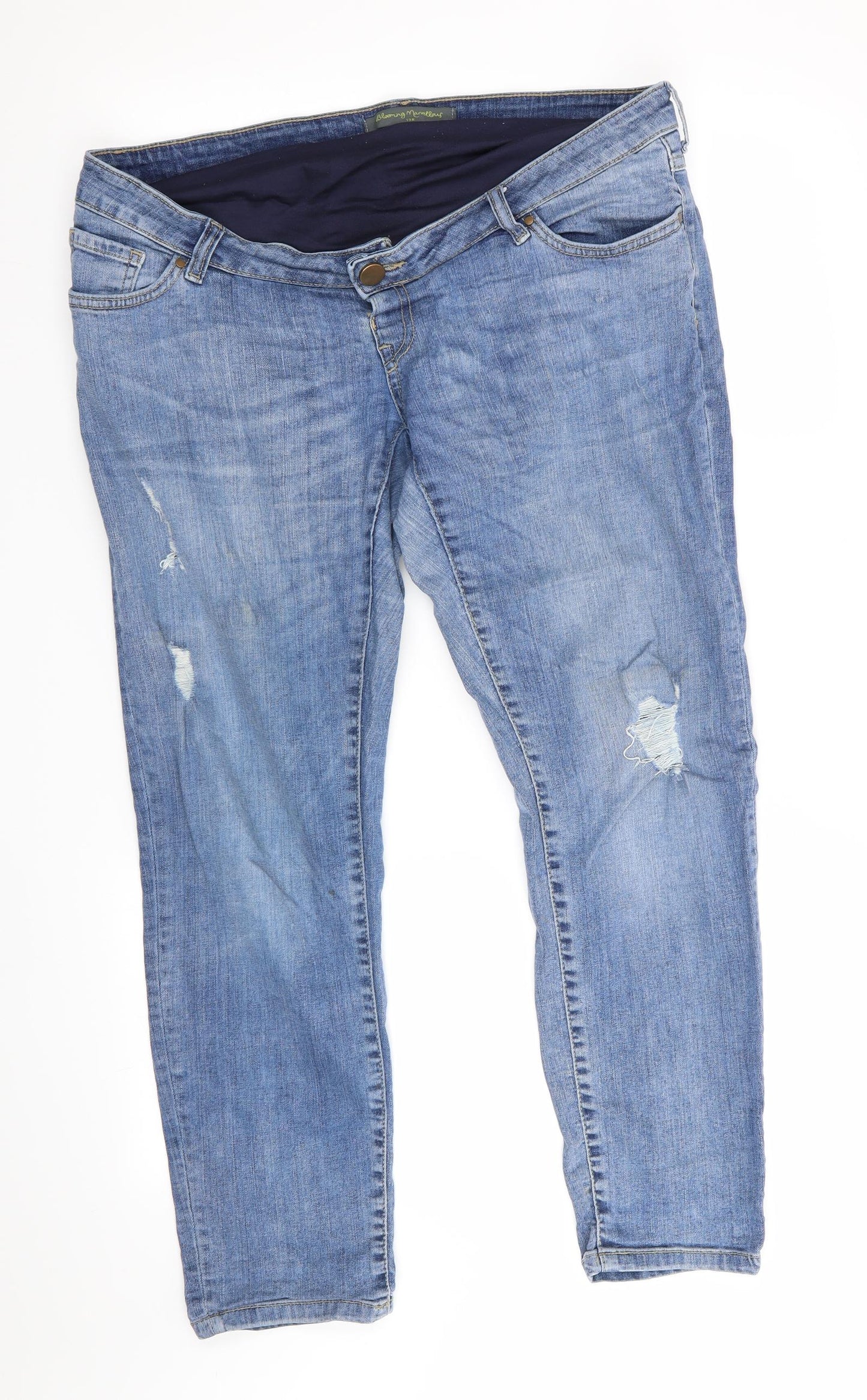 Blooming Marvellous Womens Blue   Straight Jeans Size 12 L29 in