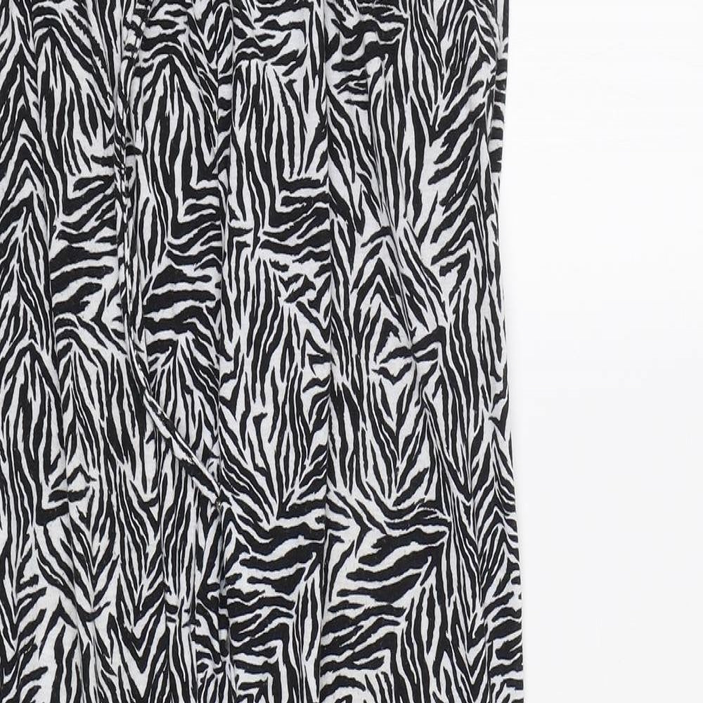 Primark Womens White Animal Print   Pyjama Pants Size XS