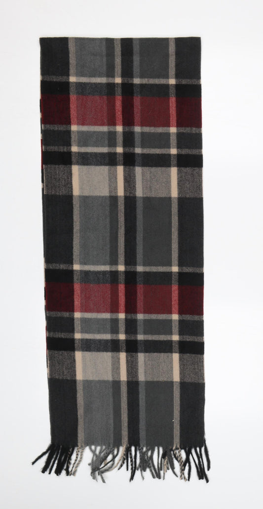 Preworn  Grey Plaid  Scarf  Size Regular