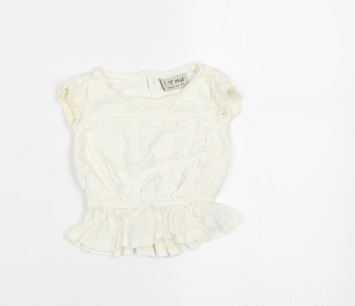 NEXT Baby White Basic Blouse Size 3-6 Months