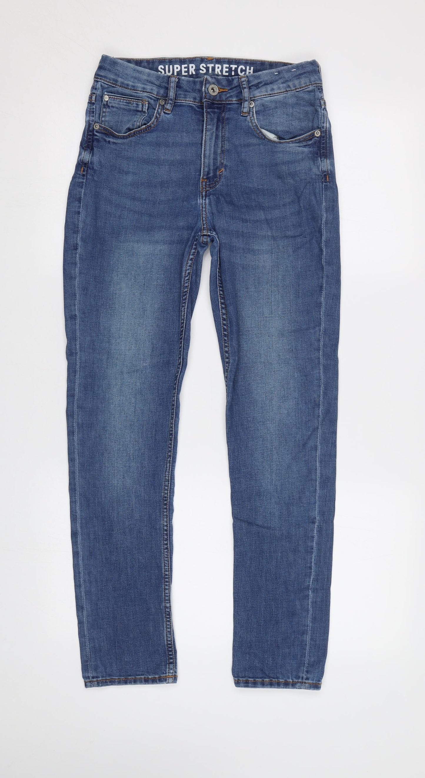 H&M Girls Blue   Straight Jeans Size 12-13 Years