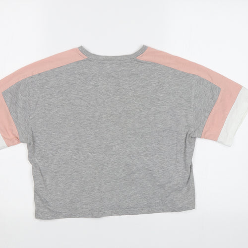 NewLook Girls Grey   Basic T-Shirt Size 12 Years
