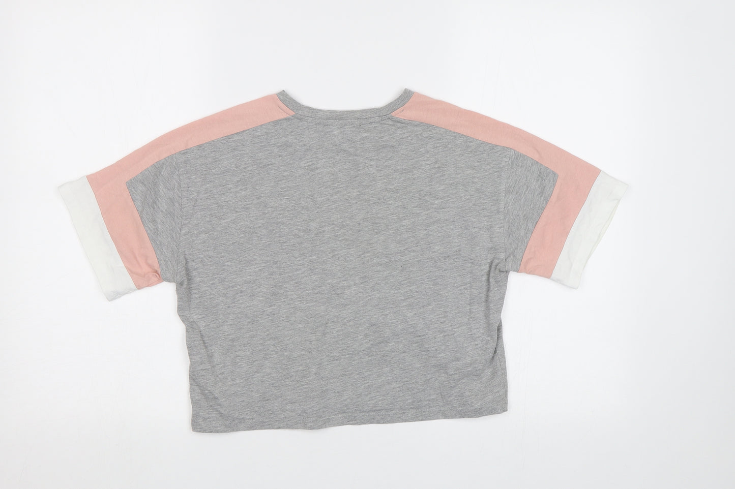 NewLook Girls Grey   Basic T-Shirt Size 12 Years