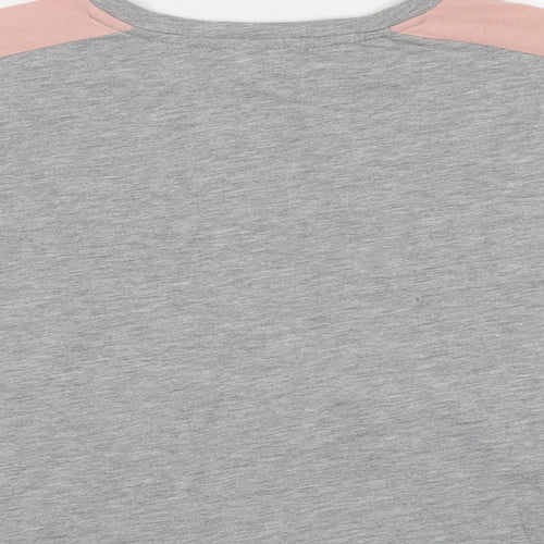 NewLook Girls Grey   Basic T-Shirt Size 12 Years