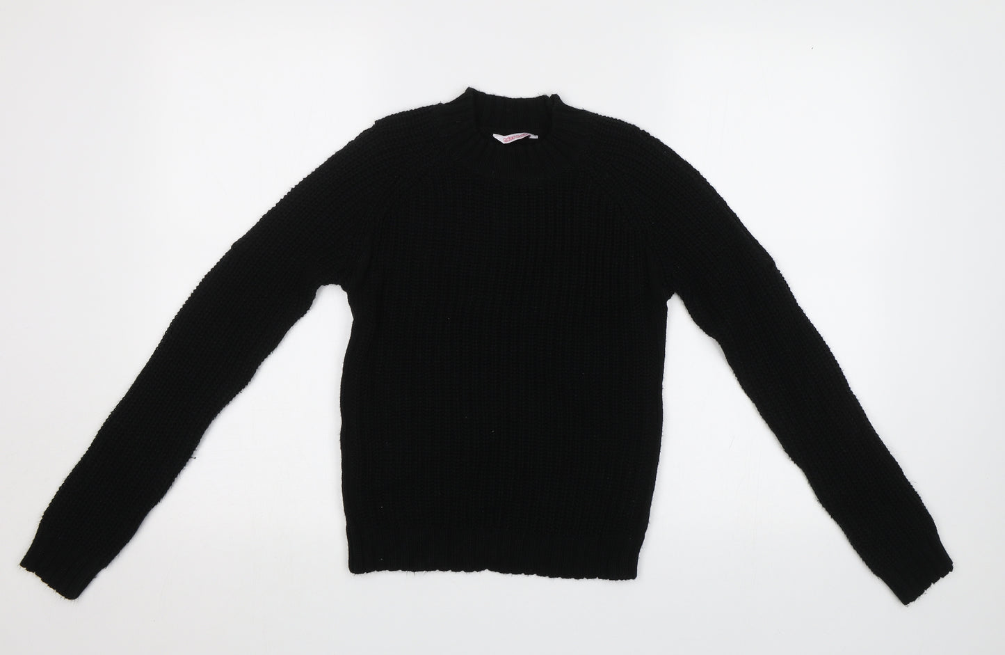 Miss E-vie Girls Black   Pullover Jumper Size 11-12 Years