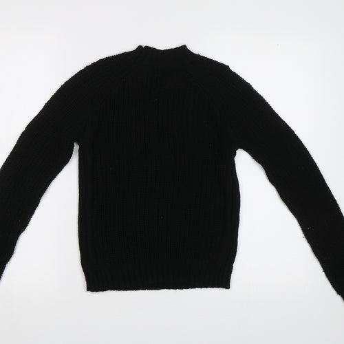 Miss E-vie Girls Black   Pullover Jumper Size 11-12 Years