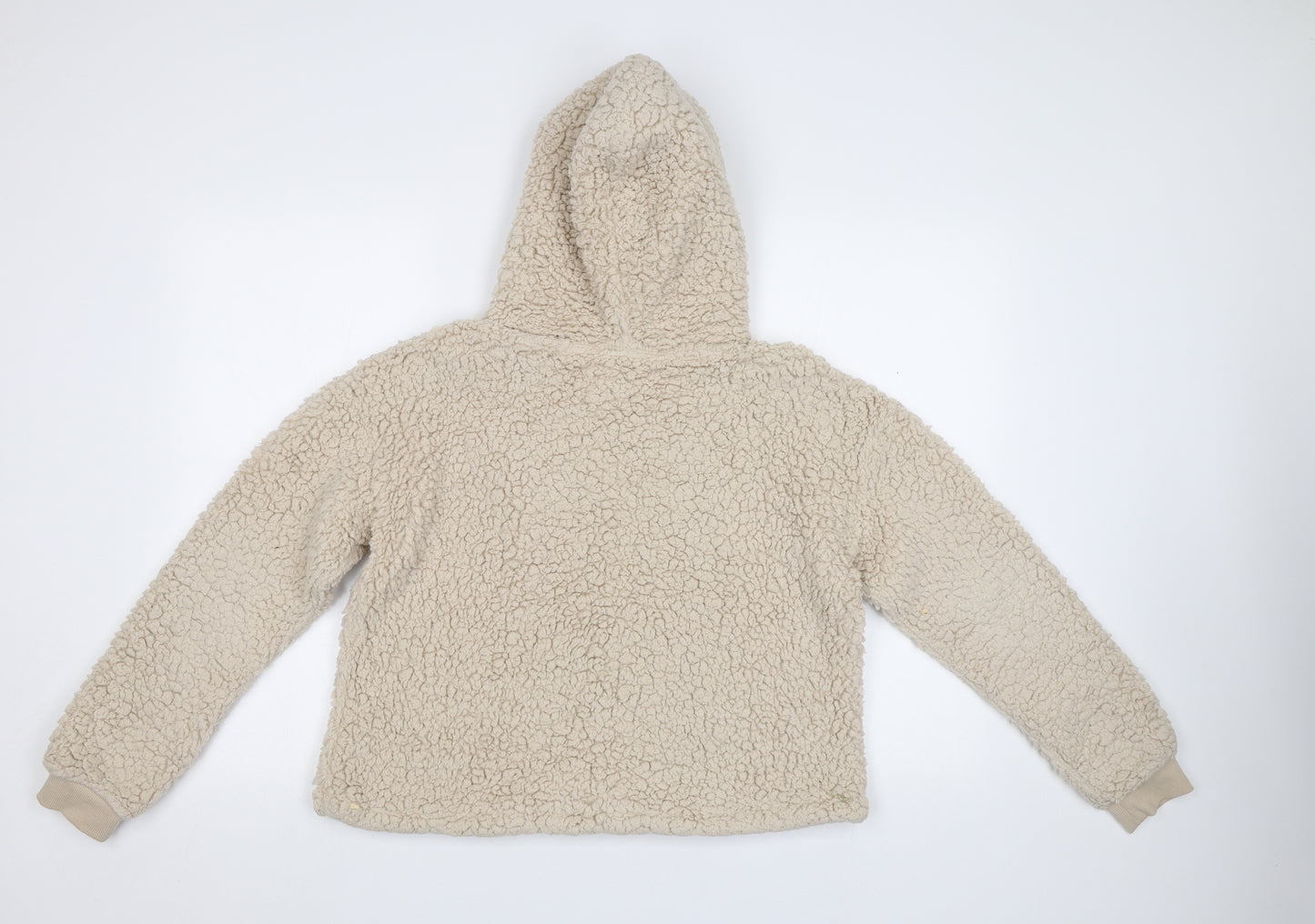 H&M Girls Beige   Pullover Hoodie Size 14-15 Years