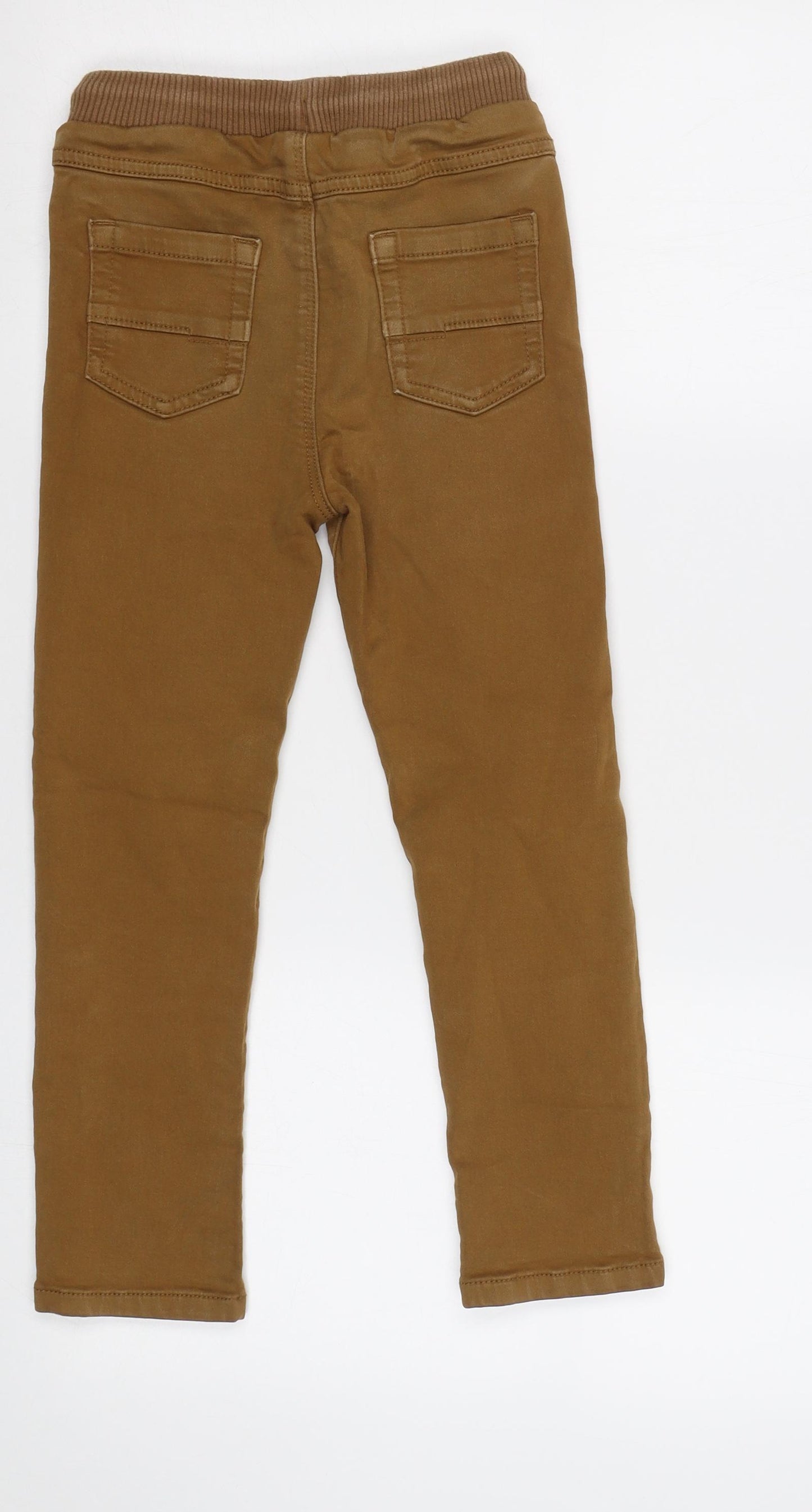 George Boys Brown   Chino Trousers Size 6-7 Years