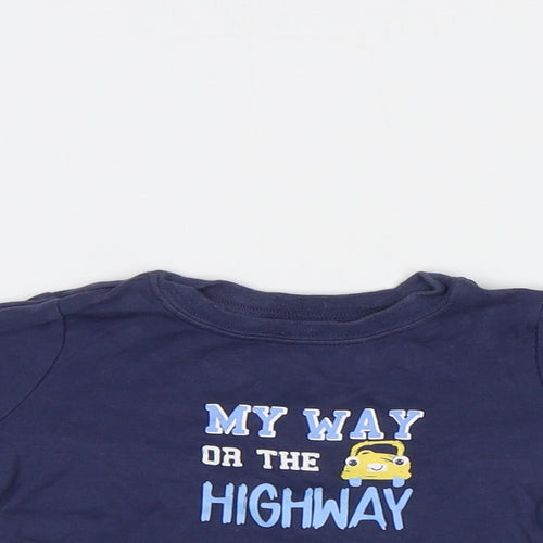 George Baby Blue   Basic T-Shirt Size 0-3 Months