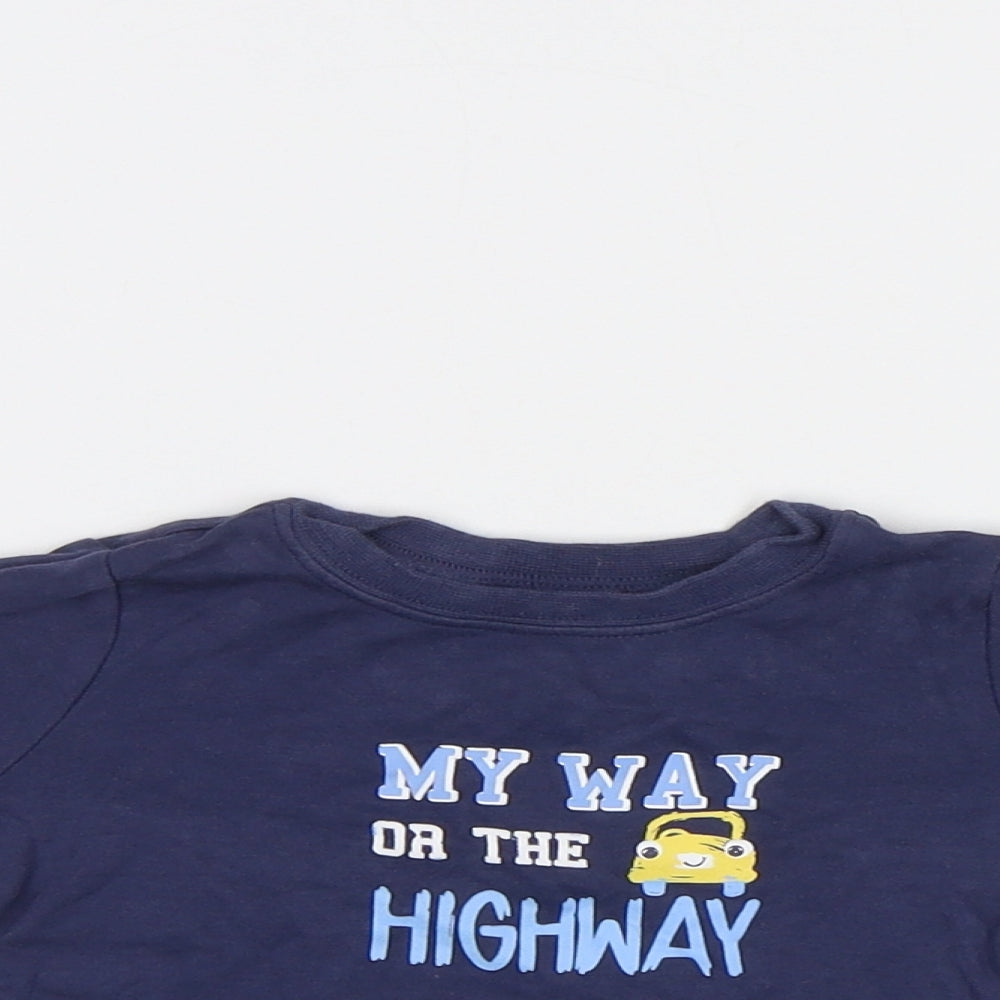 George Baby Blue   Basic T-Shirt Size 0-3 Months