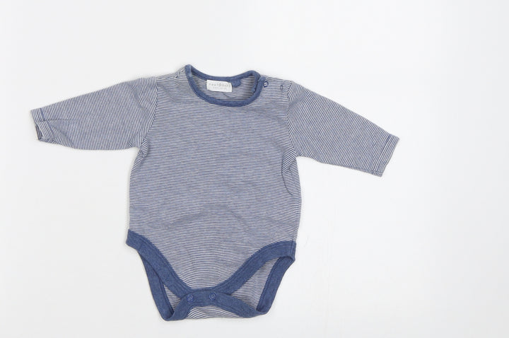 NEXT Baby Blue Striped Romper One-Piece Size 0-3 Months
