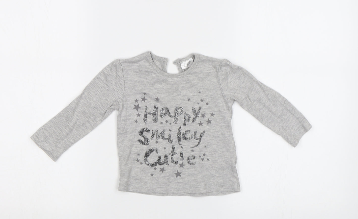 F&F Baby Grey   Basic T-Shirt Size 6-9 Months