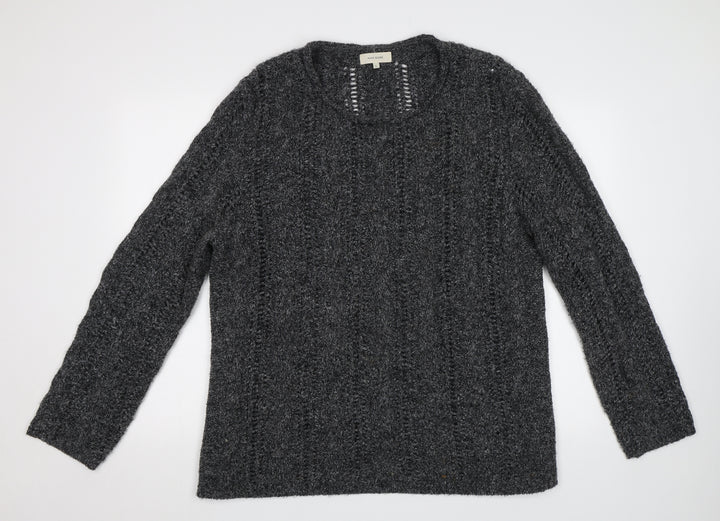 River Island Womens Grey Pullover Jumper Size L