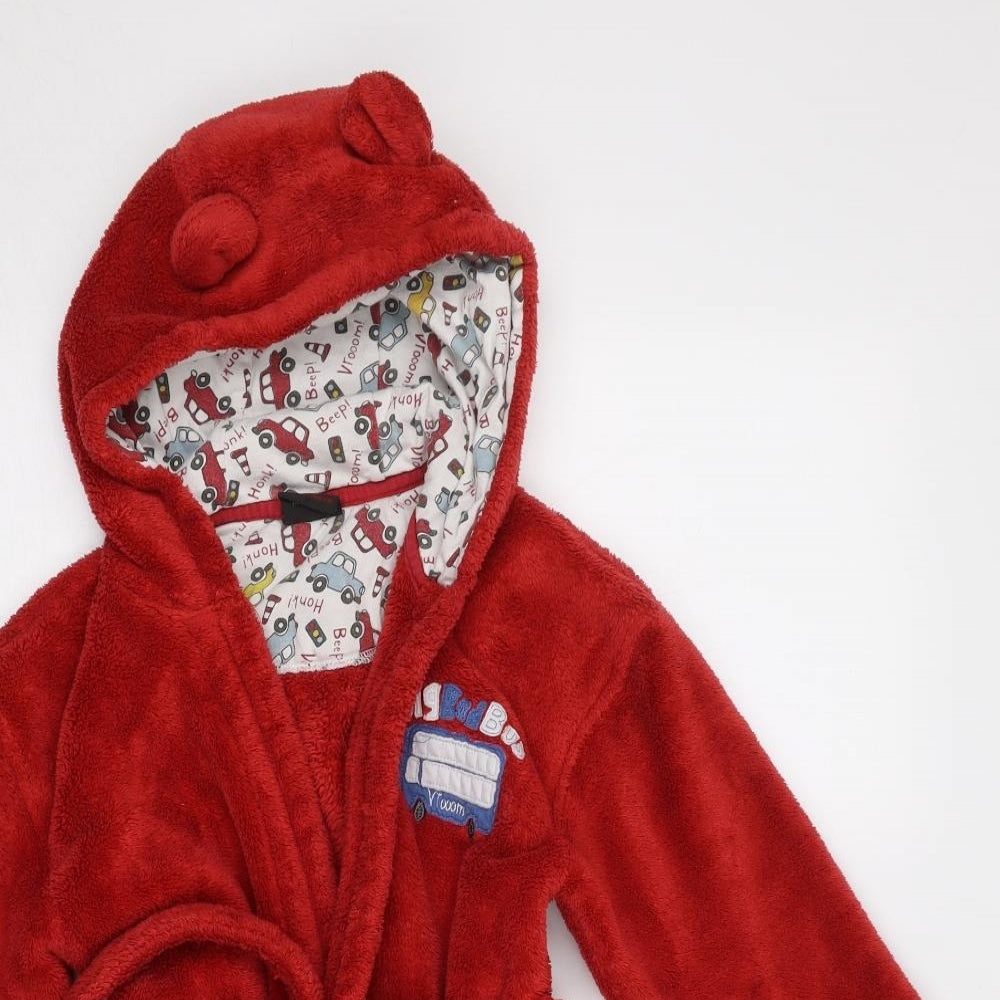 NEXT Boys Red    Robe Size 3-4 Years  - Cars