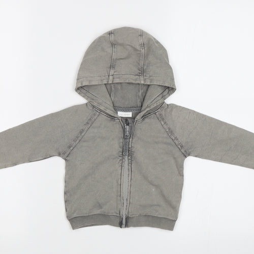 NEXT Baby Grey   Full Zip Jumper Size 6-9 Months