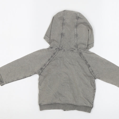 NEXT Baby Grey   Full Zip Jumper Size 6-9 Months
