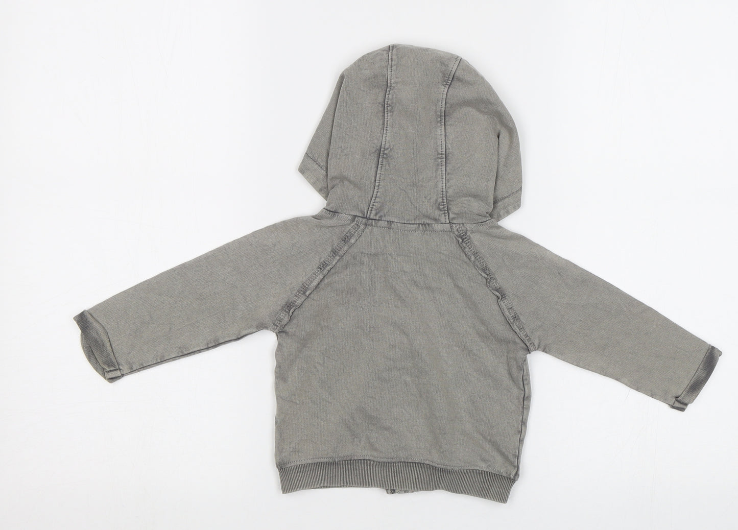 NEXT Baby Grey   Full Zip Jumper Size 6-9 Months