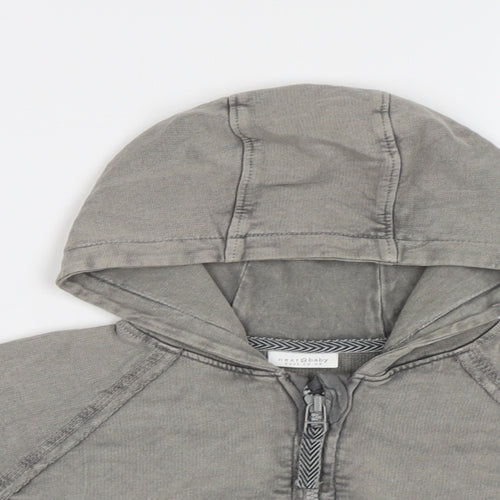 NEXT Baby Grey   Full Zip Jumper Size 6-9 Months