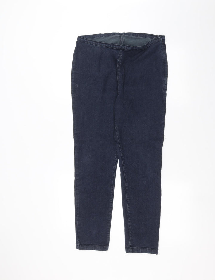 Marks and Spencer Womens Blue Denim Skinny Jeans Size 12 L26 in