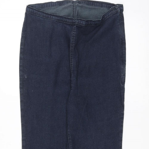 Marks and Spencer Womens Blue  Denim Skinny Jeans Size 12 L26 in