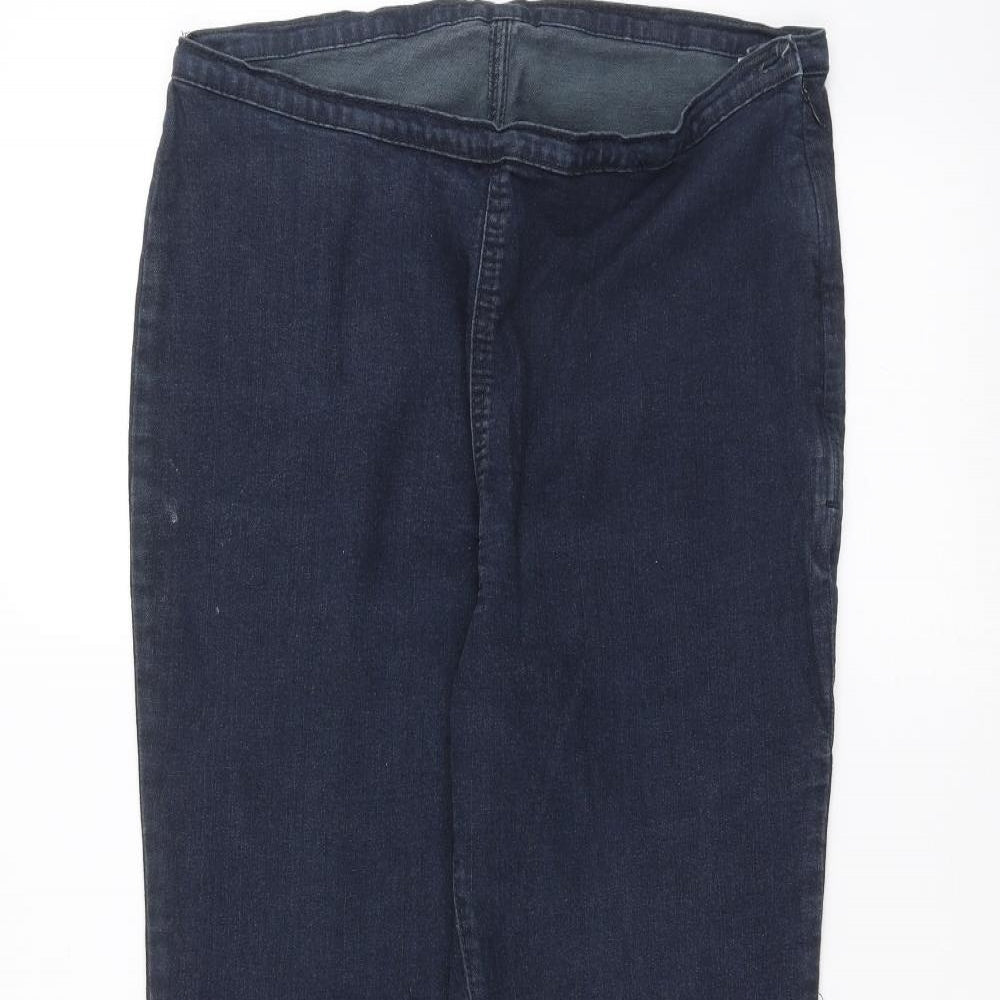 Marks and Spencer Womens Blue  Denim Skinny Jeans Size 12 L26 in
