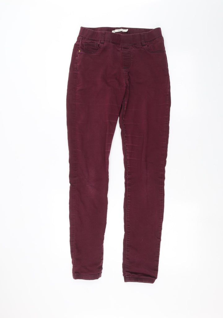 Dorothy Perkins Womens Red Skinny Jeans Size 10 L28 in