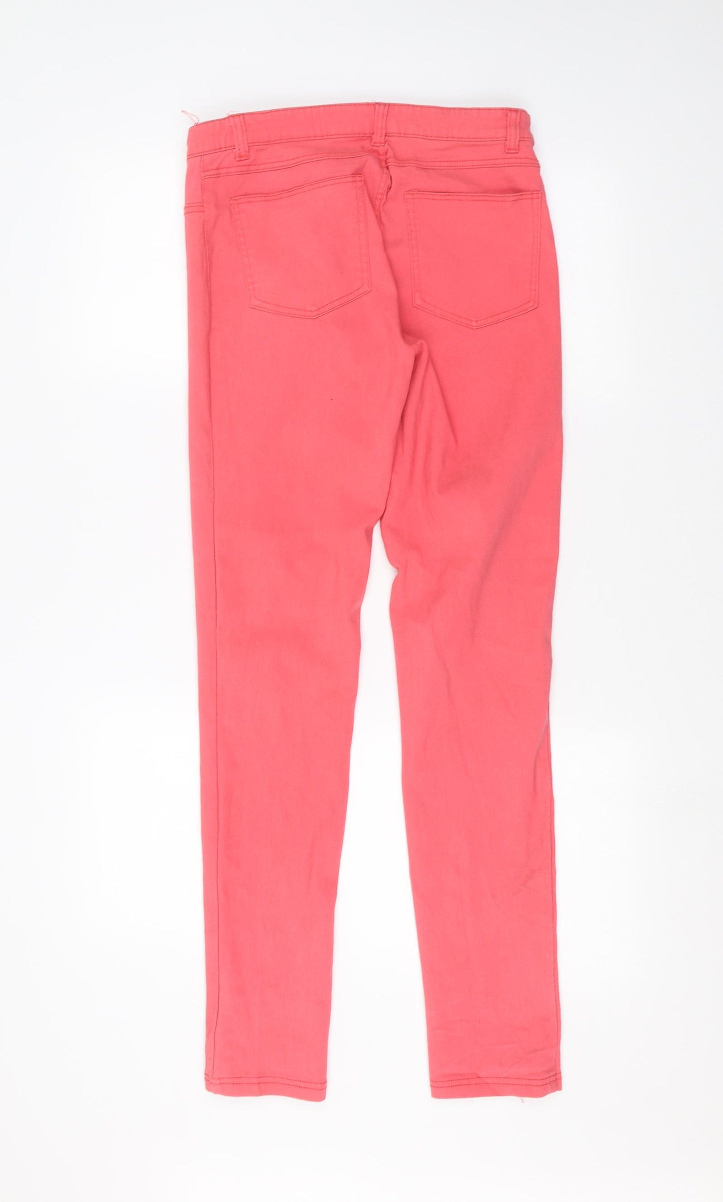 Lottie Womens Pink   Skinny Jeans Size 16 L30 in