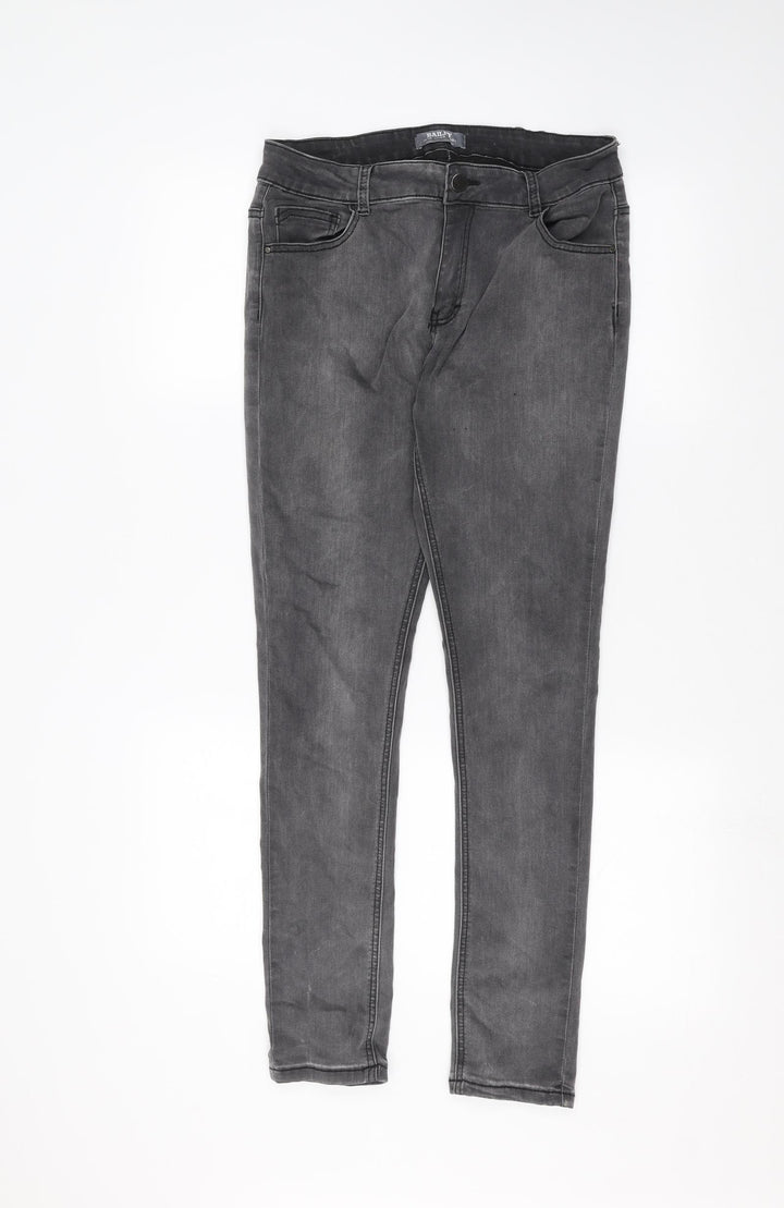 Dorothy Perkins Womens Black Skinny Jeans Size 16 L28 in
