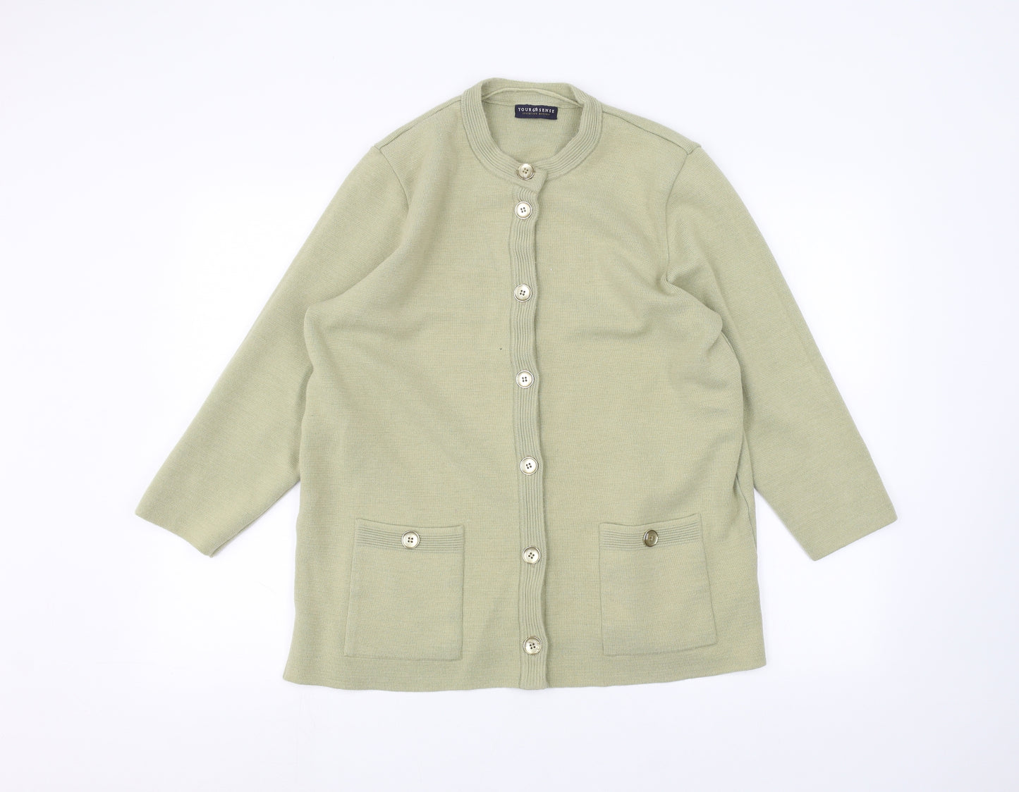 Your 6th sense Womens Green   Jacket Coatigan Size L