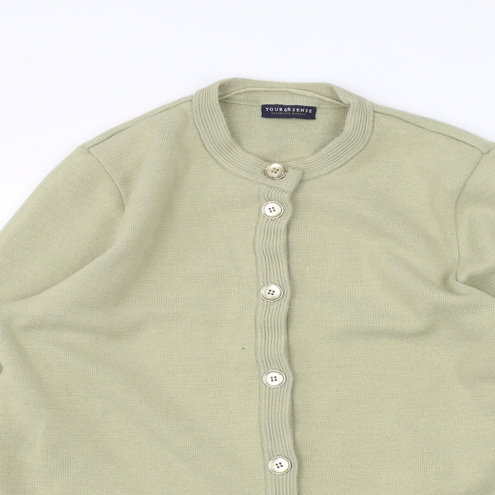 Your 6th sense Womens Green   Jacket Coatigan Size L