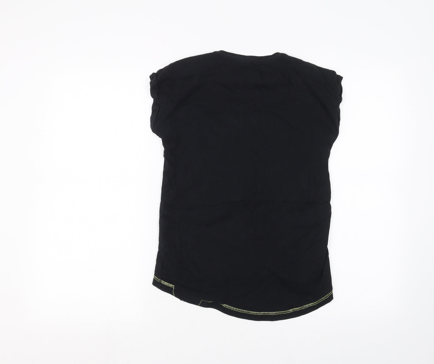 George Girls Black   Basic T-Shirt Size 11-12 Years  - Batman