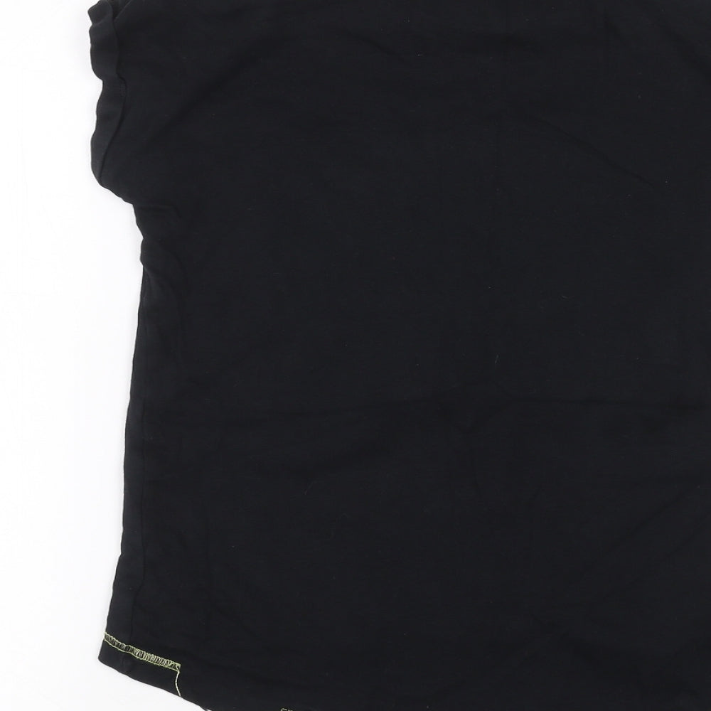George Girls Black   Basic T-Shirt Size 11-12 Years  - Batman