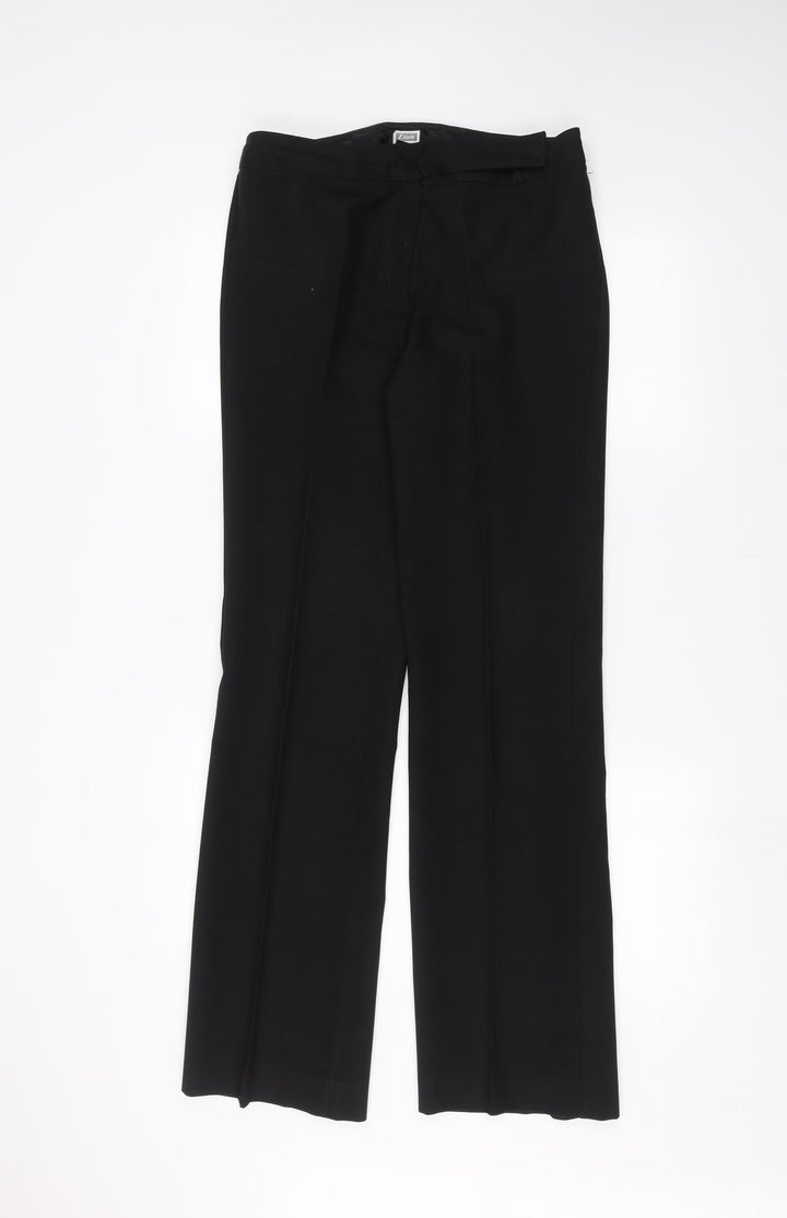 Etam Womens Black Trousers Size 12 L30 in