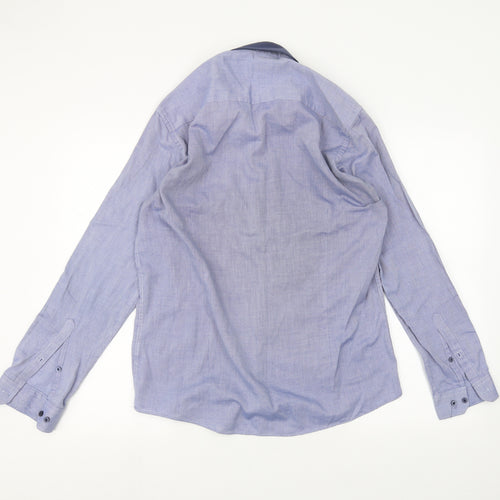 Primark Mens Blue    Dress Shirt Size 15.5