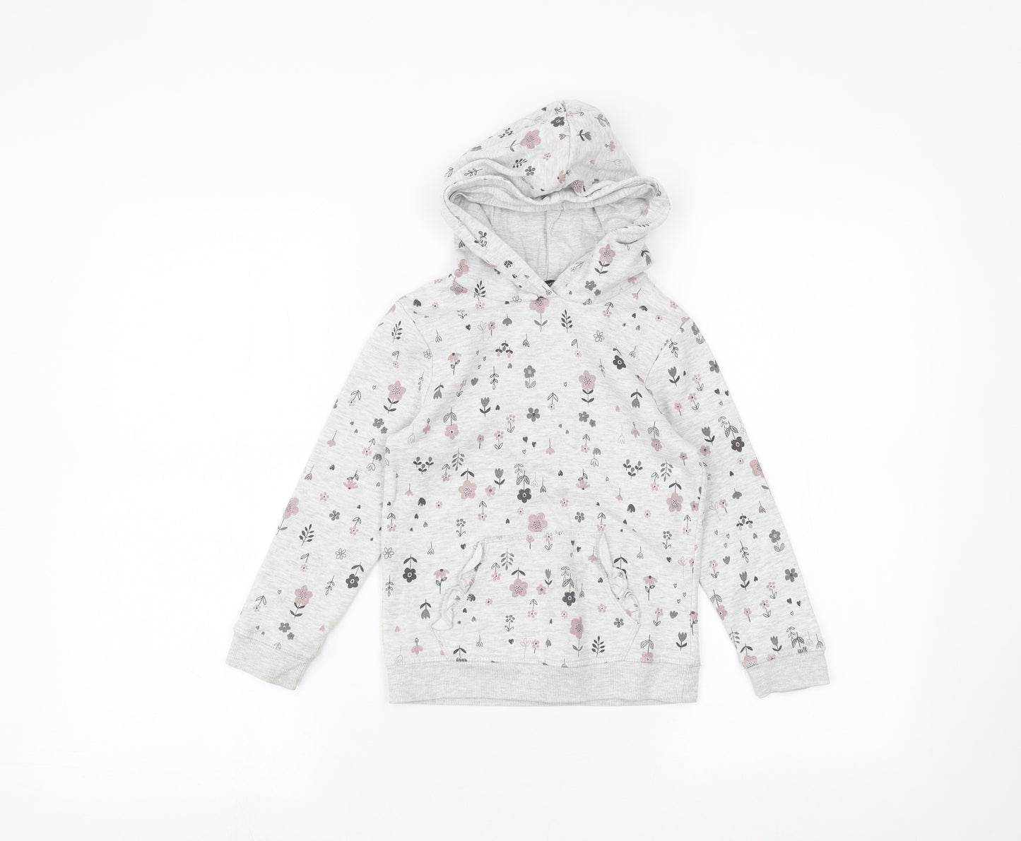 George Girls Grey   Pullover Hoodie Size 4-5 Years