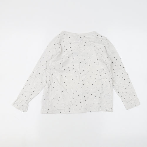 Primark Girls White   Basic T-Shirt Size 7-8 Years