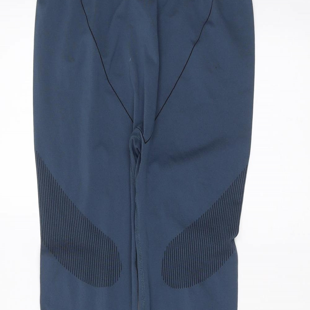 Crane Womens Blue   Jogger Leggings Size M L25 in