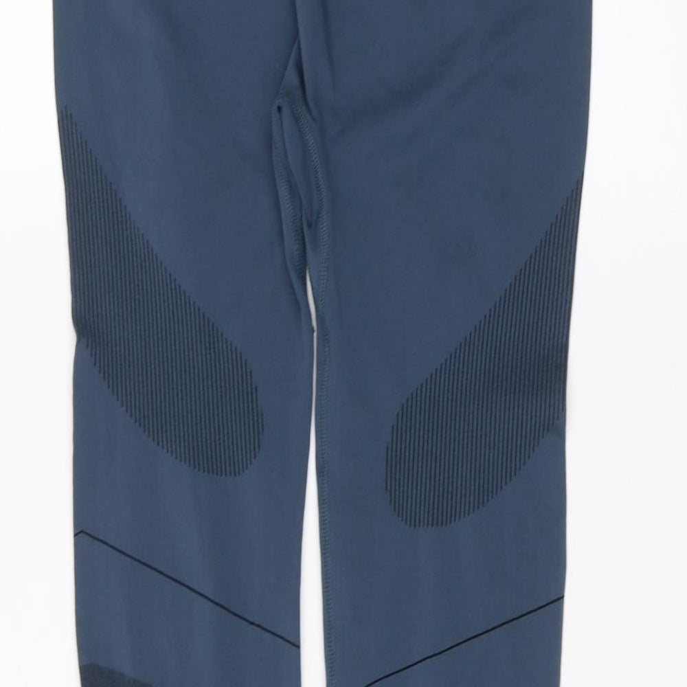 Crane Womens Blue   Jogger Leggings Size M L25 in