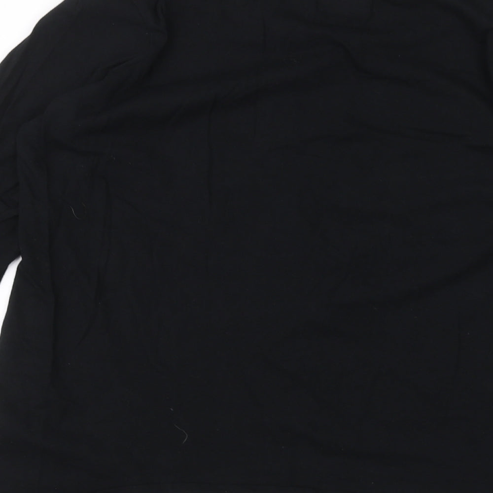 George Womens Black   Basic T-Shirt Size 12