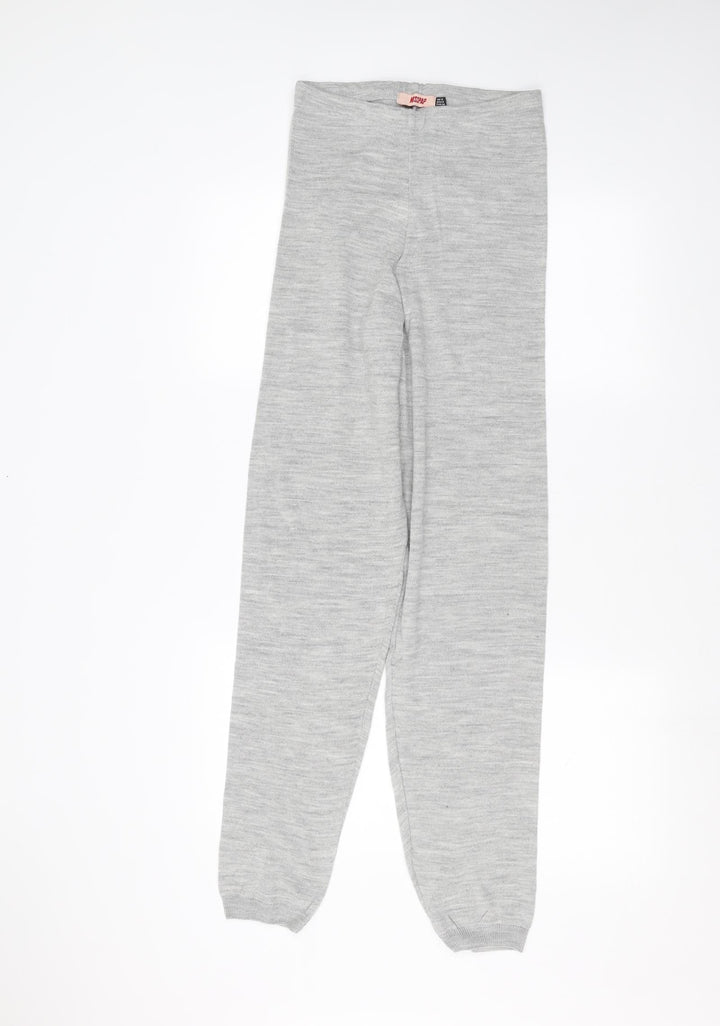 Misspap Womens Grey   Trousers  Size 12 L29 in