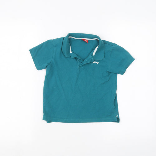Slazenger Boys Blue   Basic Polo Size 5-6 Years