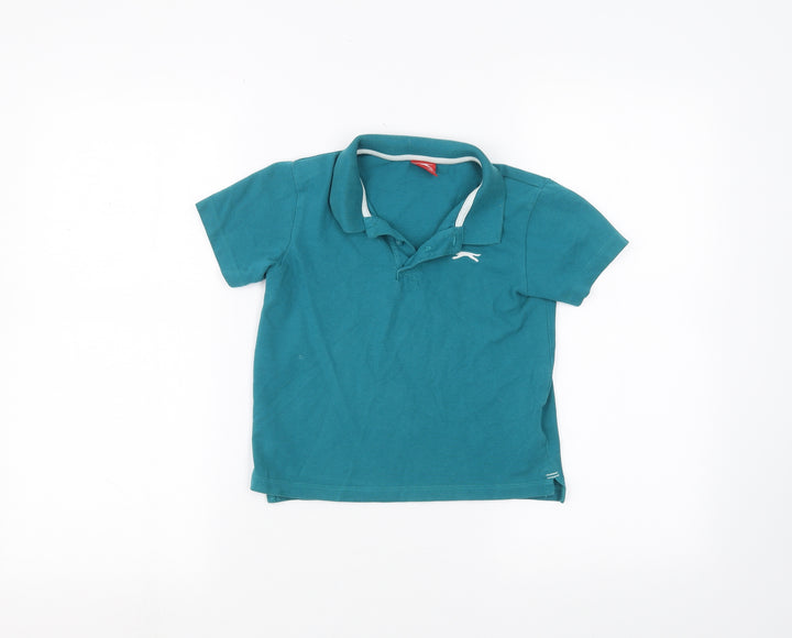 Slazenger Boys Blue   Basic Polo Size 5-6 Years
